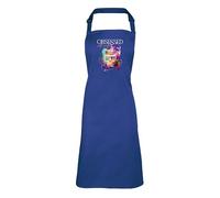 Shopagift Candle Lover Apron Mens Womens Cooking BBQ Chef DIY Cook - Blue
