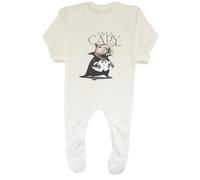 Shopagift Capybara Dracula Baby Romper Halloween Vampire Boys Girls White