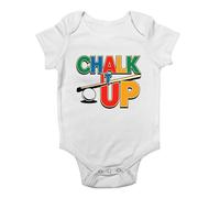 Shopagift Chalk it Up Snooker Billiards American Pool Baby Vest Bodysuit Boys Girls