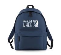 Shopagift Check Out my Wheels Skate Skateboarding Backpack Rucksack 18 Litres Capacity - 42cm x 31cm x 21cm