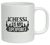 Shopagift Chess is My Superpower White 10oz Novelty Gift Mug Cup