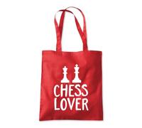 Shopagift Chess Lover Strategy Check Mate Tote Shopping Beach Bag 10 Litres Capacity - 42cm x 38cm