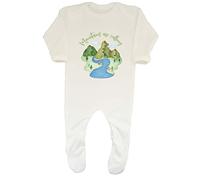 Shopagift Climbing Hiking Baby Grow Romper Suit Mountains are Calling Hiker Climber Trekking Boys Girls Gift White