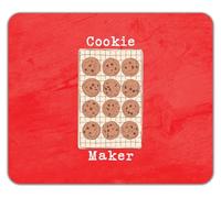 Shopagift Cookie Maker Baker Biscuits Love Baking Mouse Mat Pad 24cm x 19cm