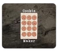 Shopagift Cookie Maker Baker Biscuits Love Baking Mouse Mat Pad 24cm x 19cm
