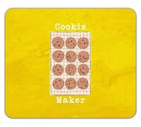 Shopagift Cookie Maker Baker Biscuits Love Baking Mouse Mat Pad 24cm x 19cm