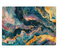 Shopagift Cosmic Marble Pattern Glass Chopping Board Large Kitchen Worktop Saver 39cm x 28cm