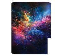 Shopagift Cosmic Particles Space Galaxy Metal Poster Wall Sign Man Cave Shed Bar Bedroom Home Kitchen - A5