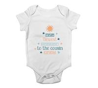 Shopagift Cousins Crew Baby Grow Vest The Newest Member Bodysuit Gift White