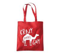Shopagift Crazy Camel Guy Wildlife Zoo Jungle Tote Shopping Beach Bag 10 Litres Capacity - 42cm x 38cm