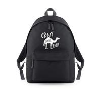 Shopagift Crazy Camel Lady Wildlife Zoo Jungle Backpack Rucksack 18 Litres Capacity - 42cm x 31cm x 21cm
