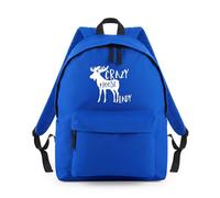 Shopagift Crazy Flamingo Lady Animals Zoo Backpack Rucksack 18 Litres Capacity - 42cm x 31cm x 21cm