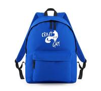 Shopagift Crazy Fox Guy Wildlife Animal Foxes Backpack Rucksack 18 Litres Capacity - 42cm x 31cm x 21cm