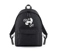 Shopagift Crazy Fox Guy Wildlife Animal Foxes Backpack Rucksack 18 Litres Capacity - 42cm x 31cm x 21cm