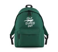 Shopagift Crazy Lizard Lady Animals Zoo Backpack Rucksack 18 Litres Capacity - 42cm x 31cm x 21cm