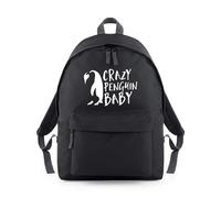 Shopagift Crazy Penguin Baby Backpack Rucksack 18 Litres Capacity - 42cm x 31cm x 21cm