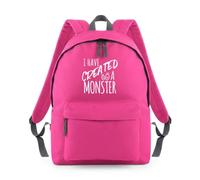 Shopagift Created a Monster Backpack Rucksack 18L Bag - 42 x 31 x 21cm