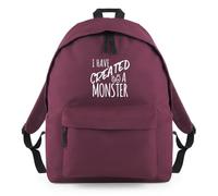 Shopagift Created a Monster Backpack Rucksack 18L Bag - 42 x 31 x 21cm
