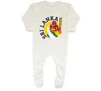 Shopagift Cricket Sri Lanka Sports Baby Romper Gift White