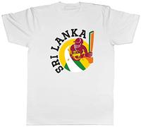 Shopagift Cricket Sri Lanka Sports T-Shirt Gift White