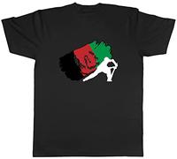 Shopagift Cricket Teams Sport - Afghanistan T-Shirt Black