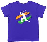 Shopagift Cricket Teams Sport - India Childrens Kids T-Shirt Blue