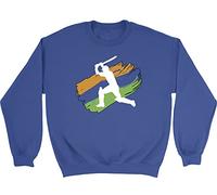 Shopagift Cricket Teams Sport - India Kids Childrens Jumper Sweatshirt Blue