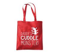 Shopagift Cuddle Monster Cute Tote Shopping Beach Bag 10 Litres Capacity - 42cm x 38cm