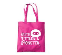 Shopagift Cute Little Monster Tote Shopping Beach Bag 10 Litres Capacity - 42cm x 38cm