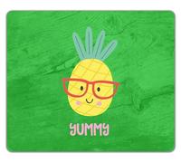 Shopagift Cute Nerdy Pineapple Mouse Mat Pad Yummy Sweet Tropical Fruit 24cm x 19cm
