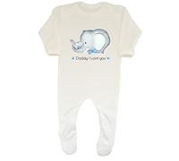 Shopagift Daddy I Love You Baby Grow Romper Suit Father's Day Birthday Boys Girls Gift White