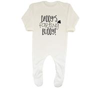 Shopagift Daddy's Farting Buddy Funny Baby Sleepsuit Romper White