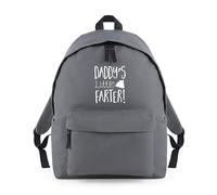 Shopagift Daddy's Little Farter Funny Farts Backpack Rucksack 18 Litres Capacity - 42cm x 31cm x 21cm
