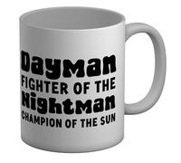 Shopagift Dayman Fighter of The Nightman Mug Champion of The Sun White 11oz Large Ceramic Cup