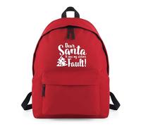 Shopagift Dear Santa It was My Sisters Fault Backpack Rucksack 18 Litres Capacity - 42cm x 31cm x 21cm