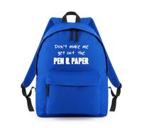 Shopagift Don't Make Me Get Out The Pen and Paper Backpack Rucksack 18 Litres Capacity - 42cm x 31cm x 21cm