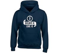 Shopagift Dream It Live It - Cycling Childrens Kids Hooded Top Hoodie