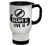 Shopagift Dream It Live It - Skateboard Travel Mug Cup