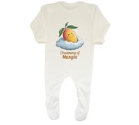 Shopagift Dreaming of Mangoes Baby Grow Romper Suit Mango Fruit Lover Boys Girls