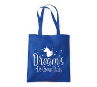 Shopagift Dreams Do Come True Unicorn Fantasy Mythical Tote Shopping Beach Bag 10 Litres Capacity - 42cm x 38cm
