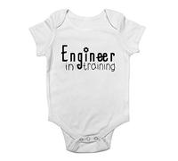 Shopagift Engineer in Training Baby Grow Vest Bodysuit White
