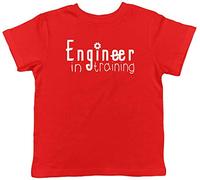 Shopagift Engineer in Training Childrens Kids T-Shirt Red