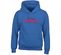 Shopagift England Football Kids Hoodie Fearless Lionesses Fans Gift Hoody Hooded Top Blue