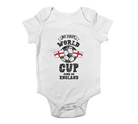 Shopagift England Football My First World Cup Baby Vest Bodysuit Gift White