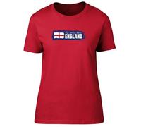 Shopagift England Supporter Fans It's Coming Home Football Womens T-Shirt Ladies Tee Red