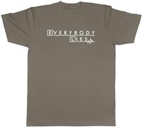 Shopagift Everybody Lies Mens T-Shirt Keywords Tee Grey