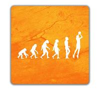 Shopagift Evolution Of Basketball 2 Pack Coasters - 9cm x 9cm