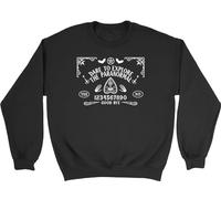 Shopagift Explore the Paranormal Kids Sweatshirt Supernatural Demon Haunted Ghost Gift Jumper Black