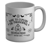 Shopagift Explore The Paranormal Mug Supernatural Demon Haunted Ghost White 11oz Large Gift Ceramic Cup