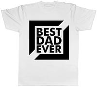 Shopagift Father's Day Best Dad Ever Mens T-Shirt White